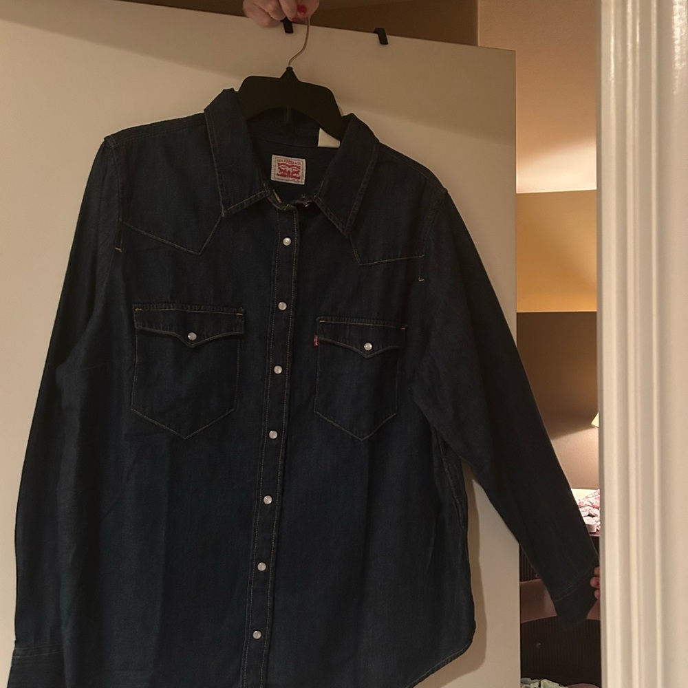 Levi's Indigo Denim Western Shirt